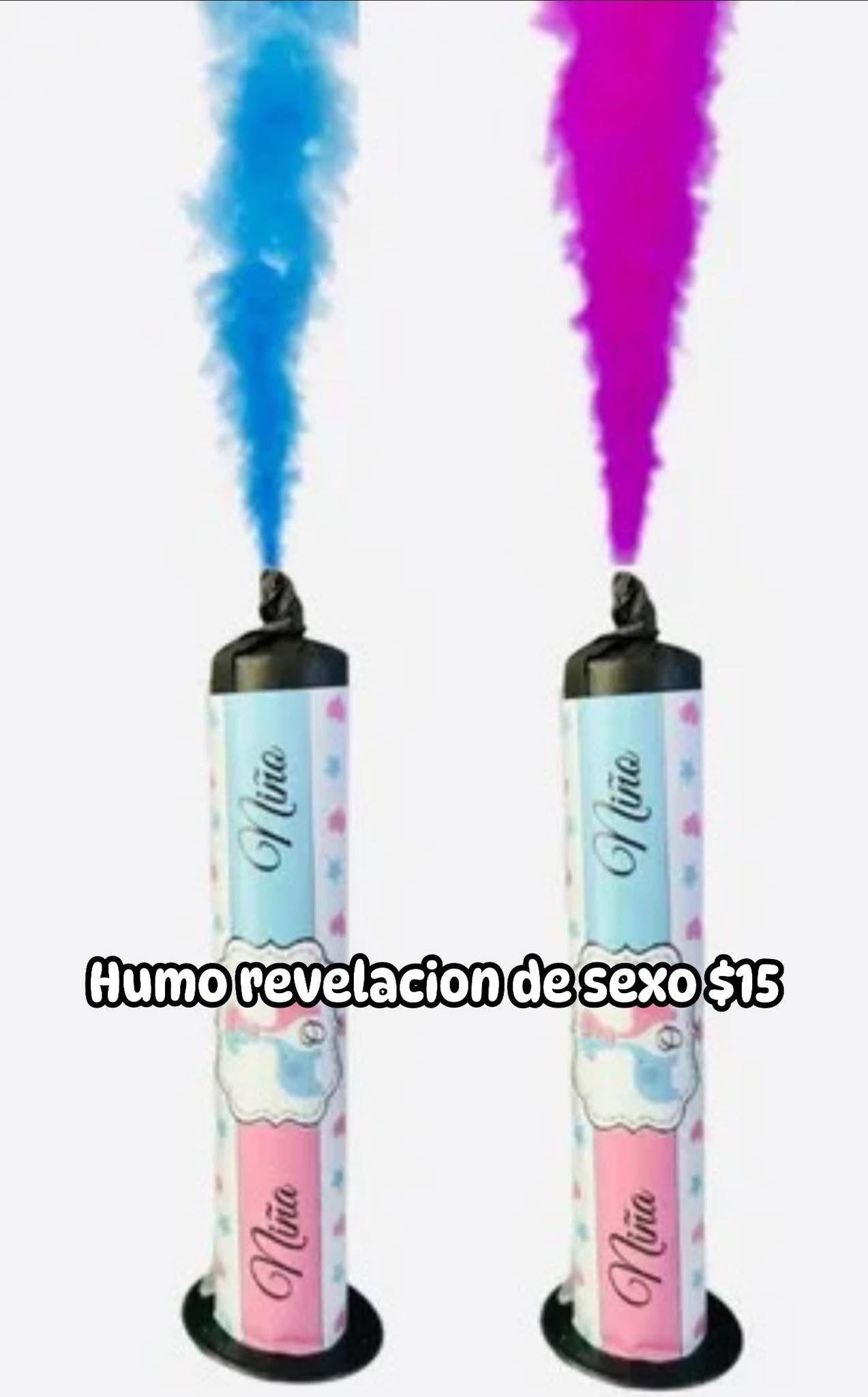 Humo revelacion de sexo NIÑO