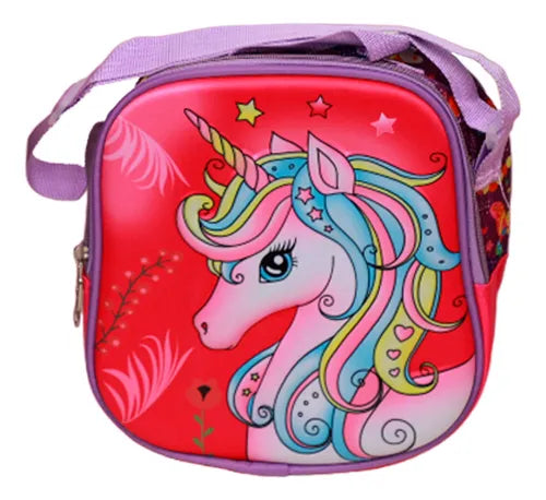 LONCHERA CON LUZ UNICORNIO ESTRELLAS