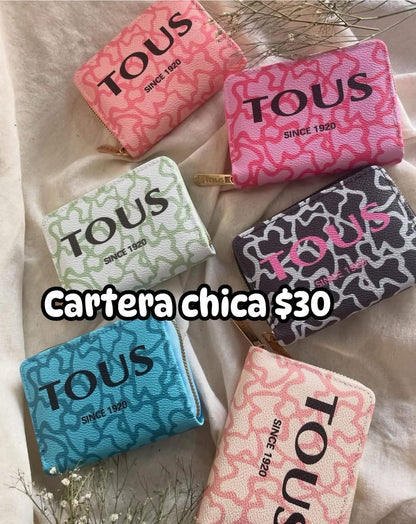CARTERA TOUS CHICA LETRAS