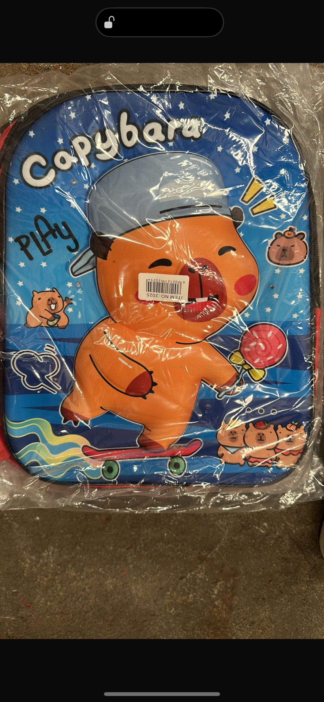 MOCHILA PREESCOLAR CAPIBARA NIÑO