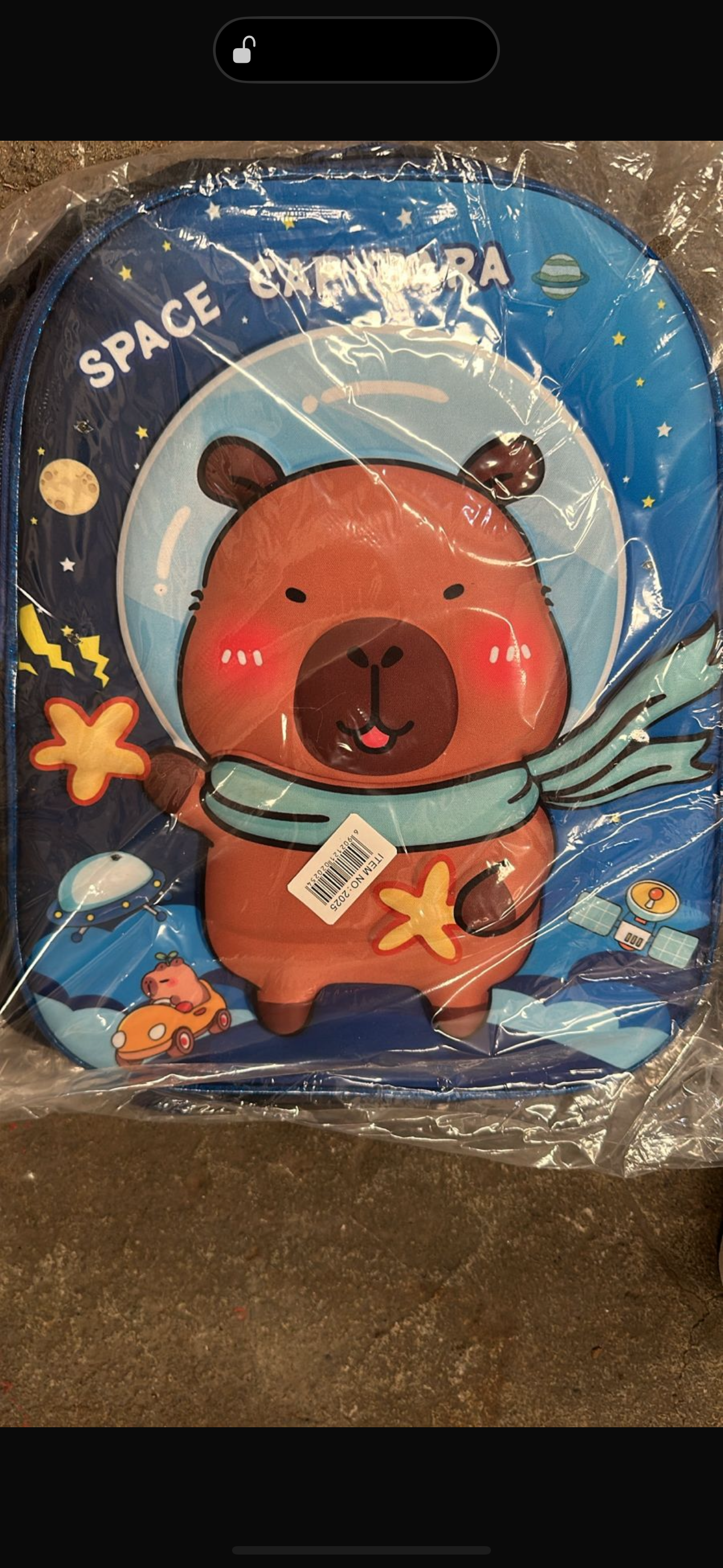 MOCHILA PREESCOLAR CAPIBARA NIÑO