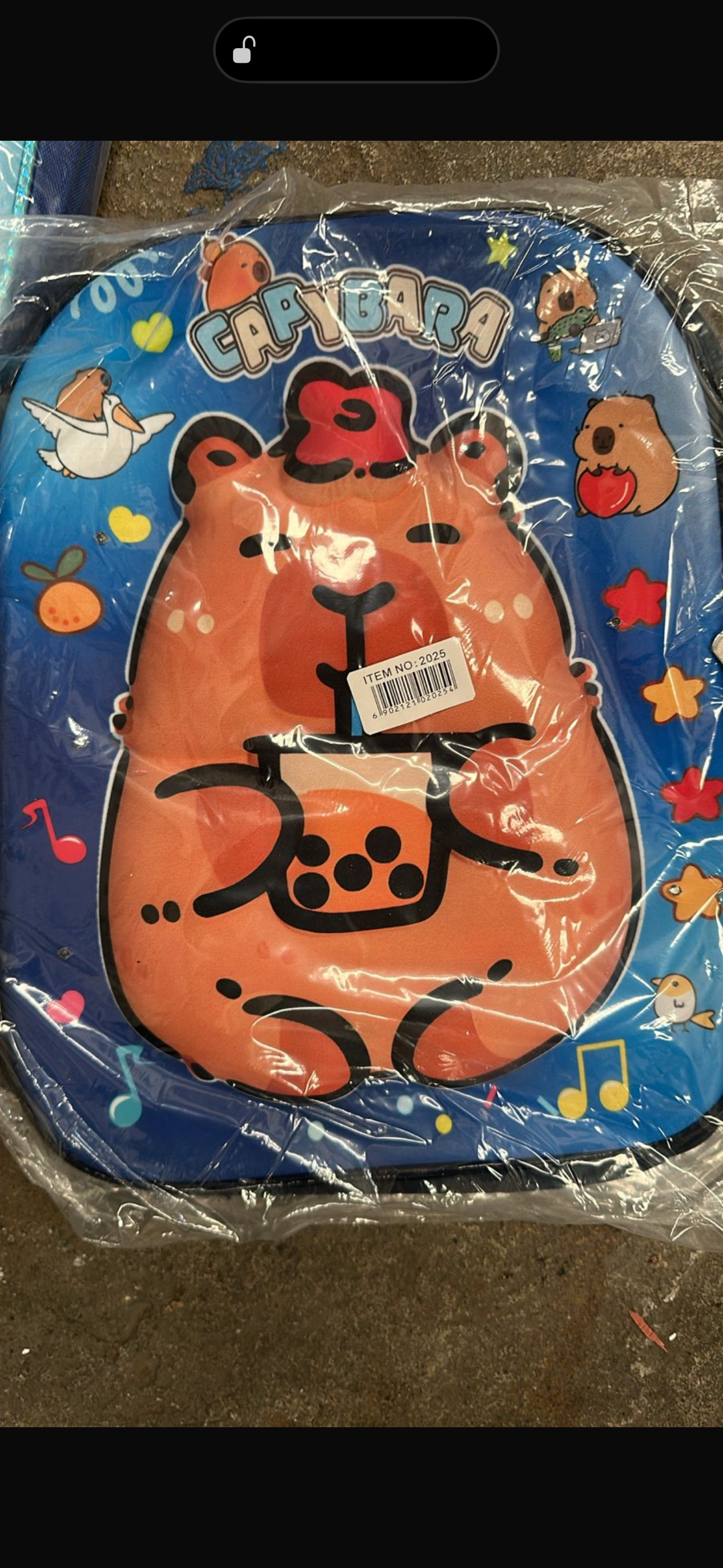 MOCHILA PREESCOLAR CAPIBARA NIÑO