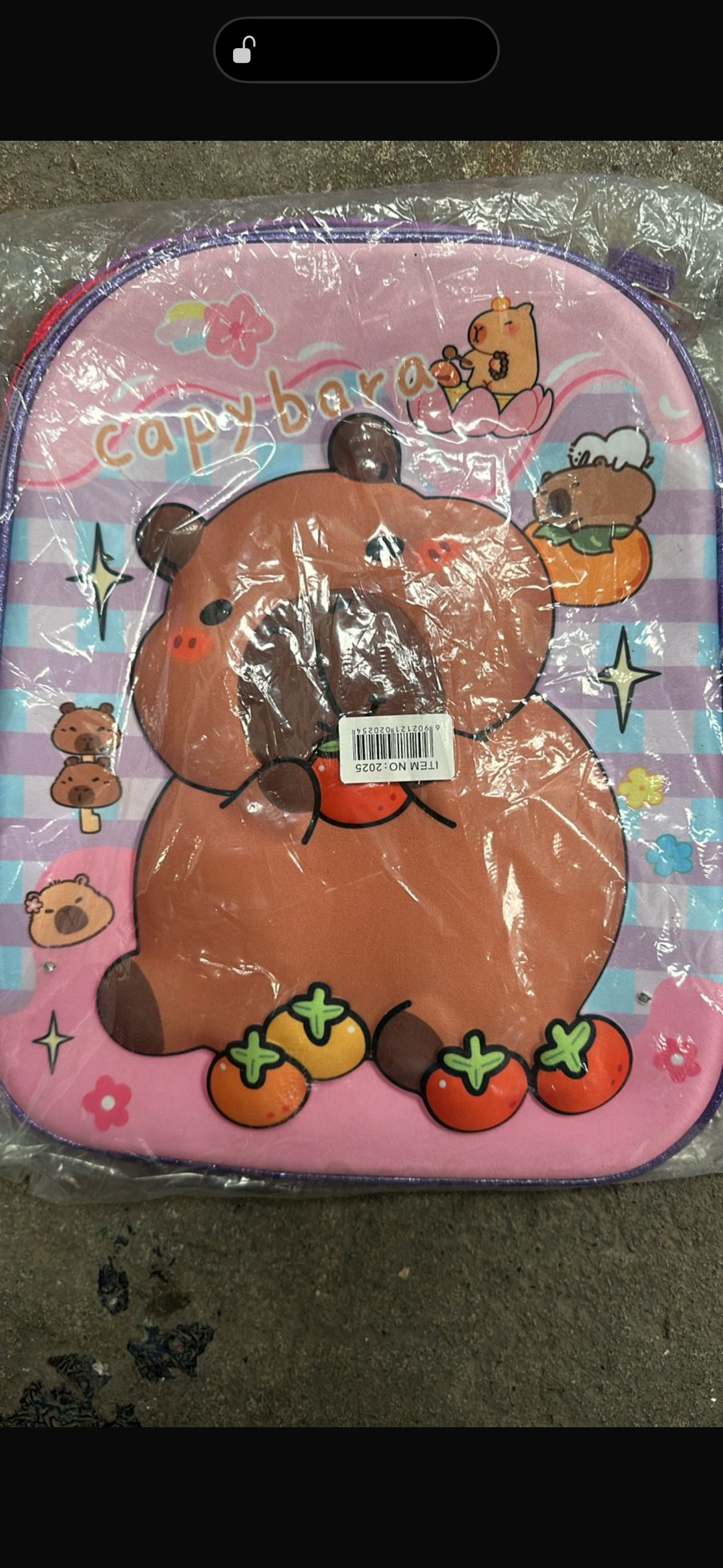 MOCHILA PREESCOLAR CAPIBARA NIÑA