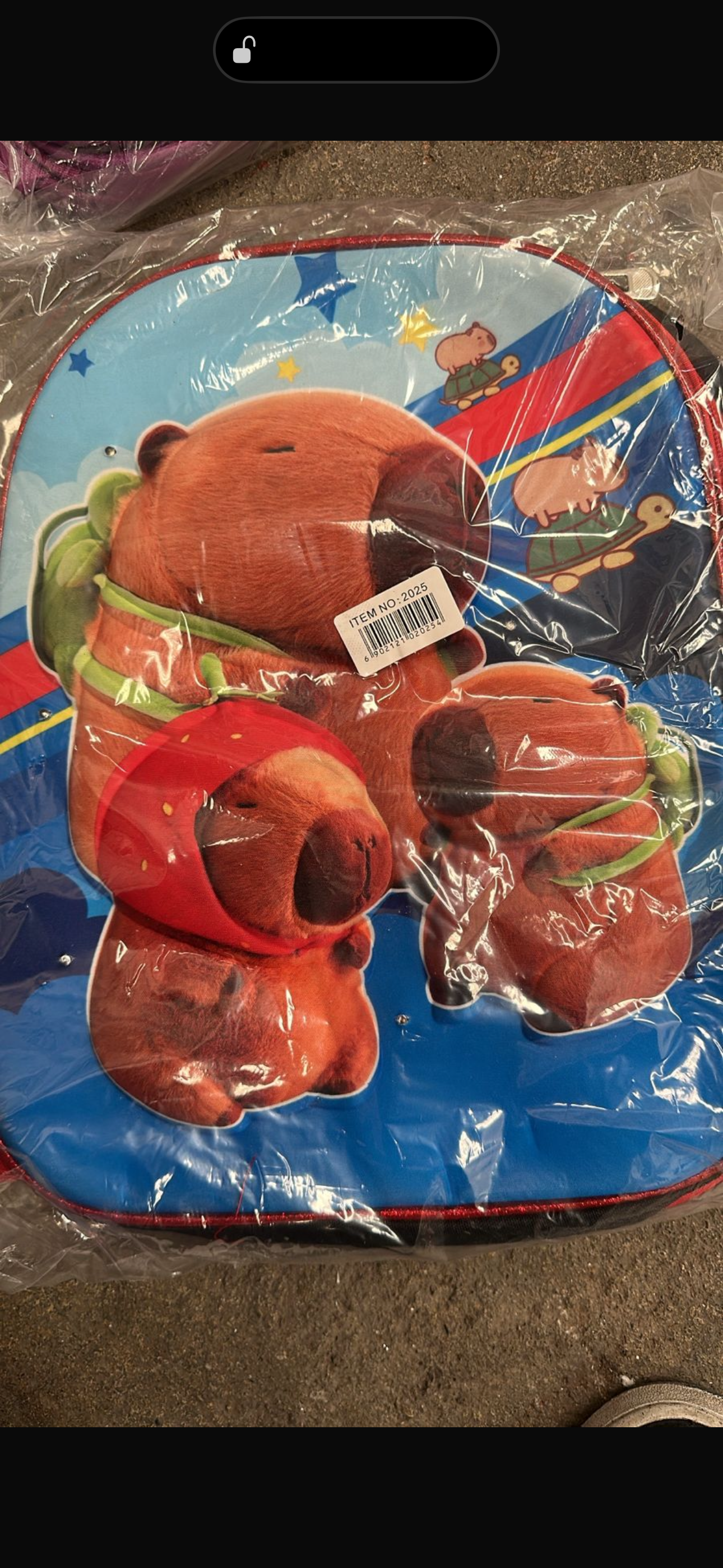 MOCHILA PREESCOLAR CAPIBARA NIÑO