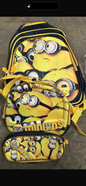 MOCHILA TRIPLE PRIMARIA MINIONS