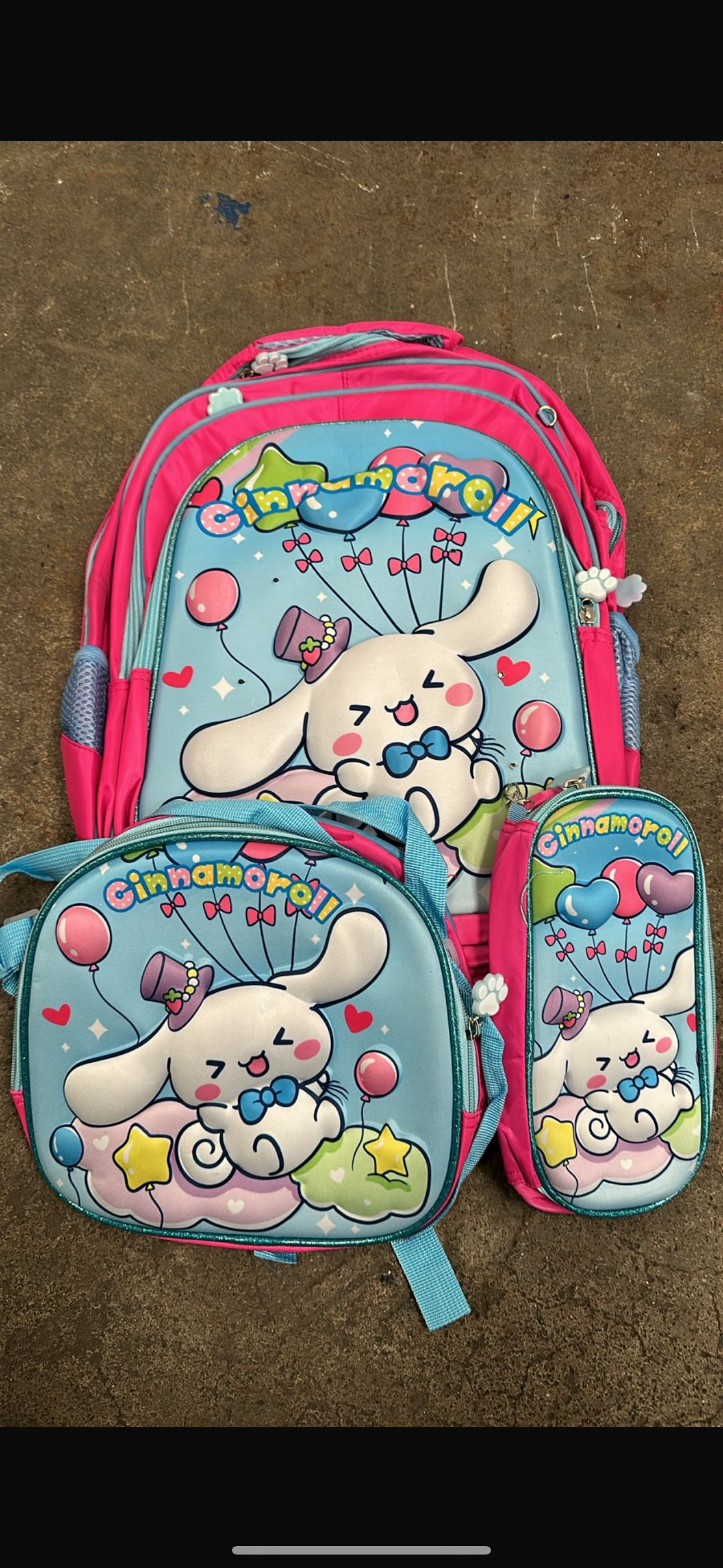 MOCHILA TRIPLE PRIMARIA cinamonroll