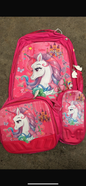 MOCHILA TRIPLE PRIMARIA unicornios