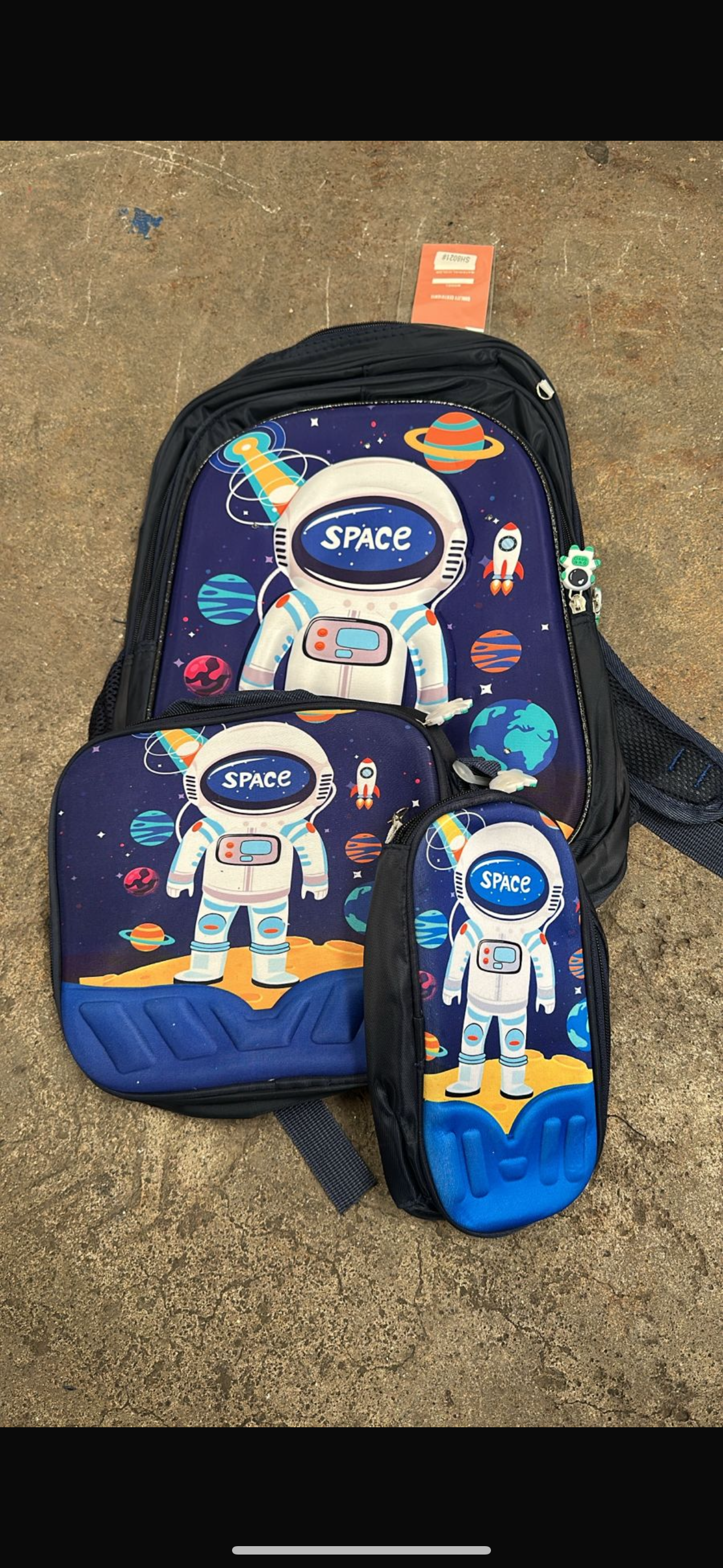 MOCHILA TRIPLE PRIMARIA ASTRONAUTA