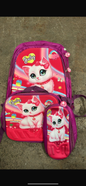 MOCHILA TRIPLE PRIMARIA gatita