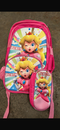 MOCHILA TRIPLE PRIMARIA princesa peach
