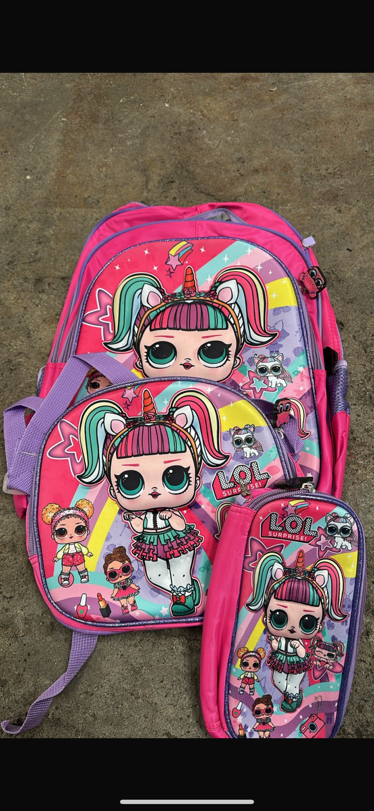 MOCHILA TRIPLE PRIMARIA LOL