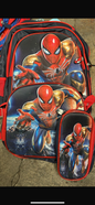 MOCHILA TRIPLE PRIMARIA SPIDERMAN con luz