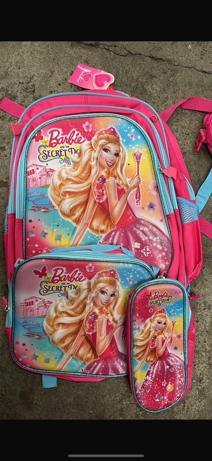 MOCHILA TRIPLE PRIMARIA Barbie