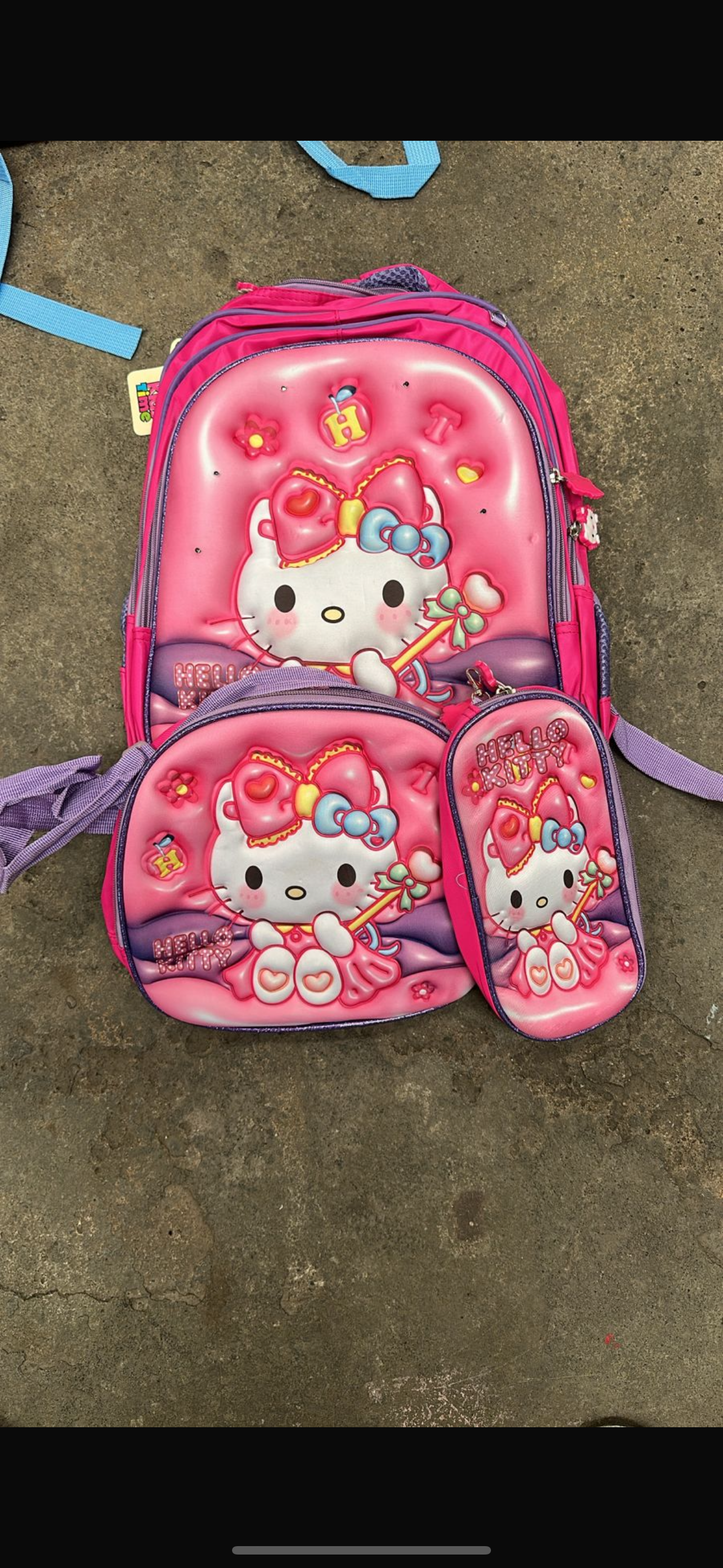MOCHILA TRIPLE PRIMARIA hello kitty