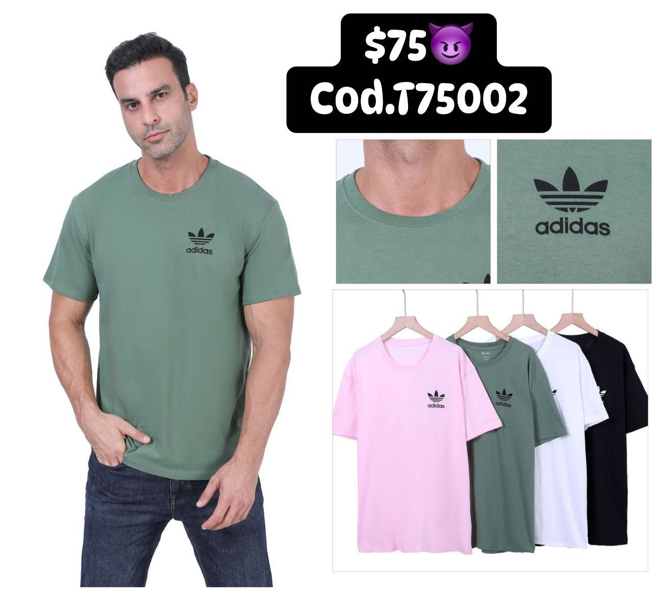 playera caballero t75002