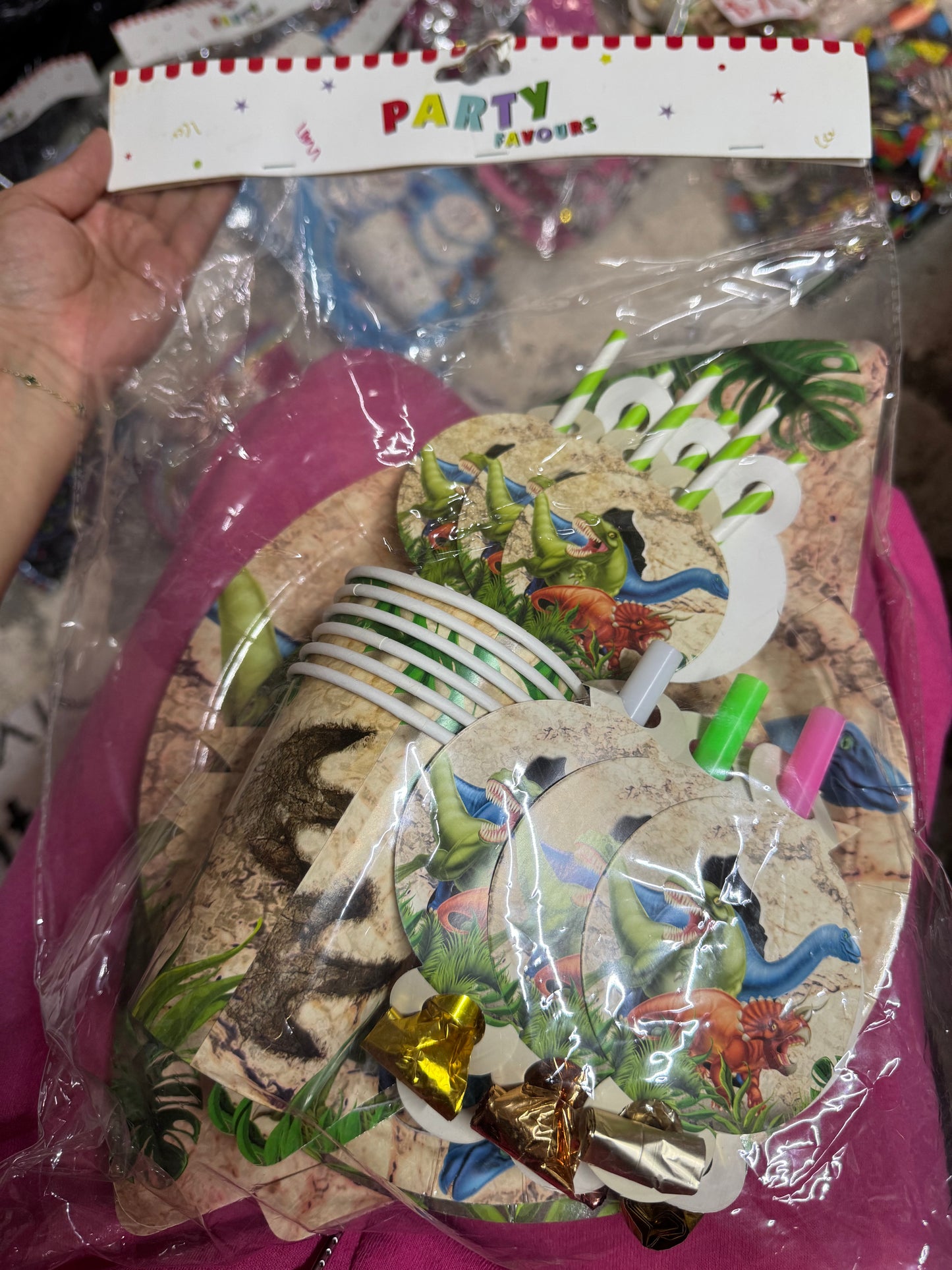 kit fiesta dinosaurios