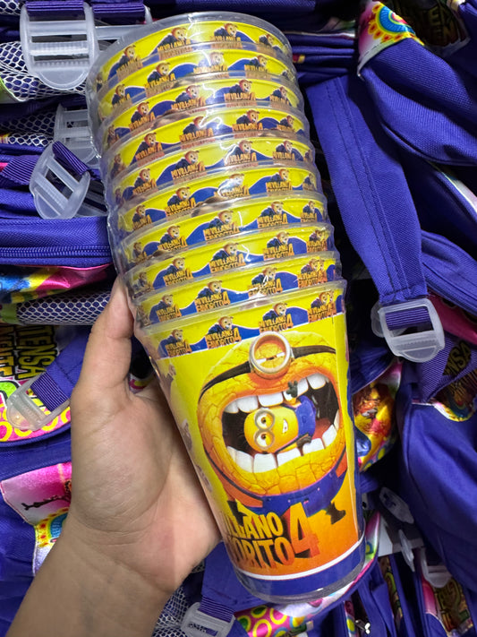 vaso desechable minions