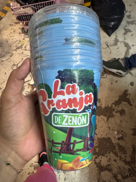 vaso desechable la granja del zenon