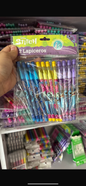 PAQUETE CON 12 lapiceros de punta intercambiable Stich
