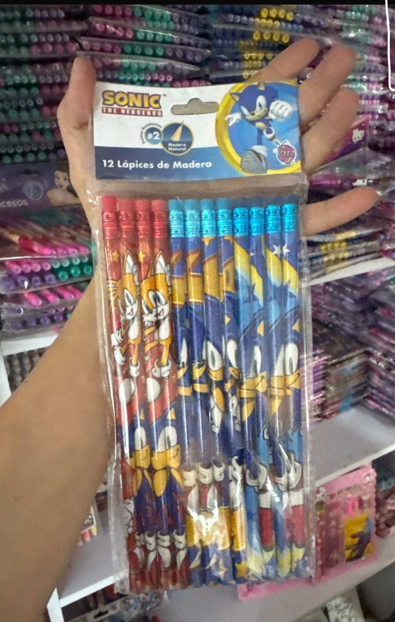 Lápiz madera 12 piezas SONIC